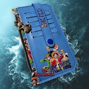 Anime Cartoon Purse Pal Minimalist Wallet Vinyl Custom Faux Leather Handmade USA